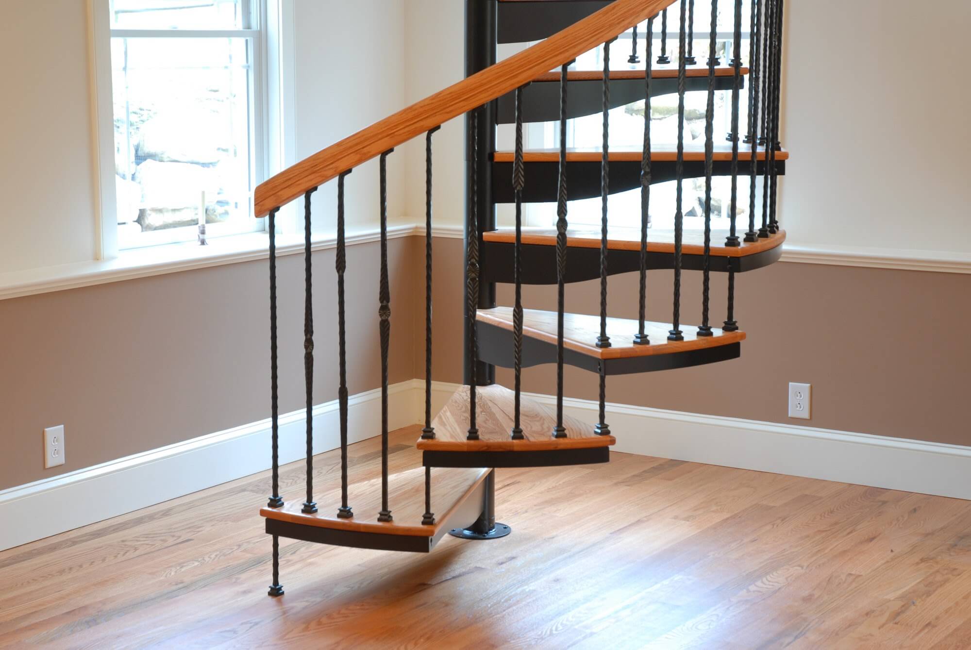 Forged Iron Spiral Stairs