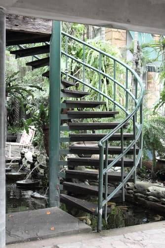 Spiral staircases make incredible additions for any home, especially for the mansion Doug Engmann is selling for thirty million. 