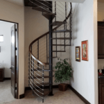 Simple and Elegant Spiral Staircase by Salter