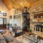 Farmhouse Style Spiral Staircase