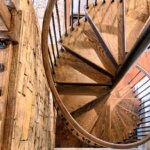 Farmhouse Style Spiral Staircase