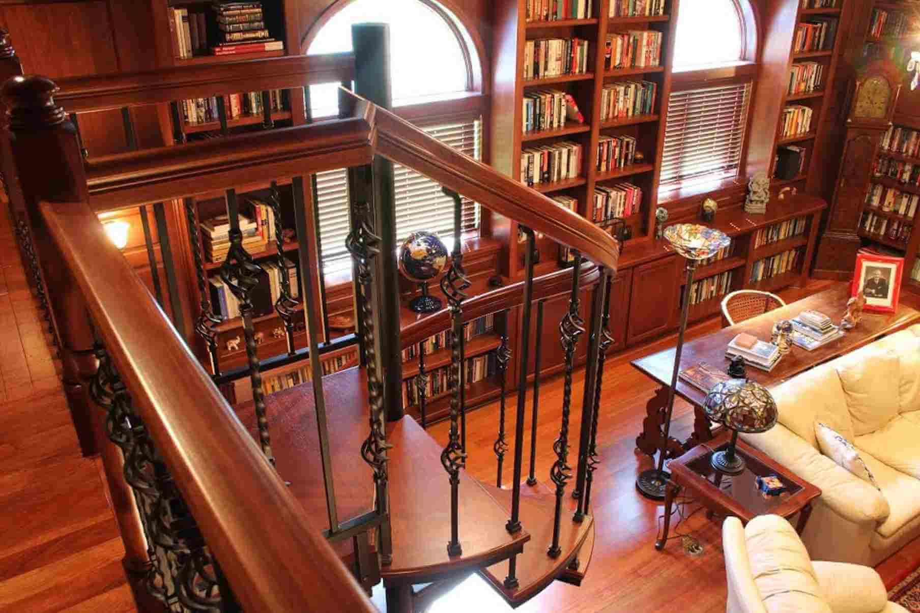 victorian library loft