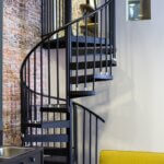 Industrial Spiral Stairs