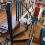 Library Steel Spiral Staircase