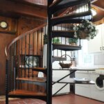 Forged Iron Spiral Staircase