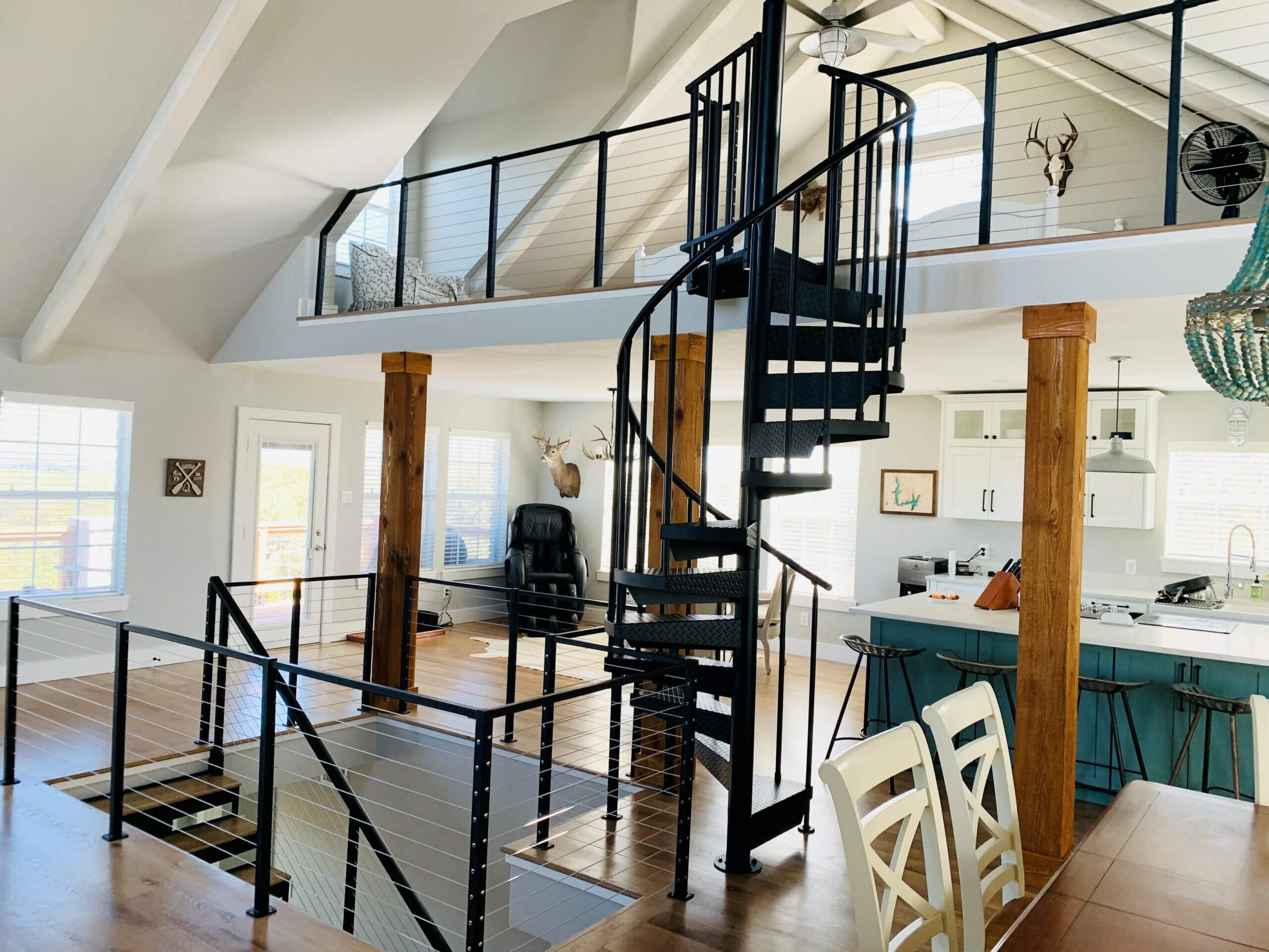 Indoor Steel Spiral Staircase From Salter Spiral Stairs