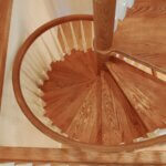 All wood spiral stair PLA