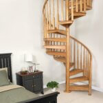All Wood Spiral Stairs