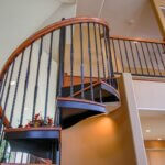 forged iron spiral stairs