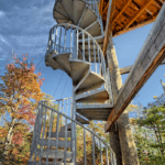 Industrial Spiral Stairs