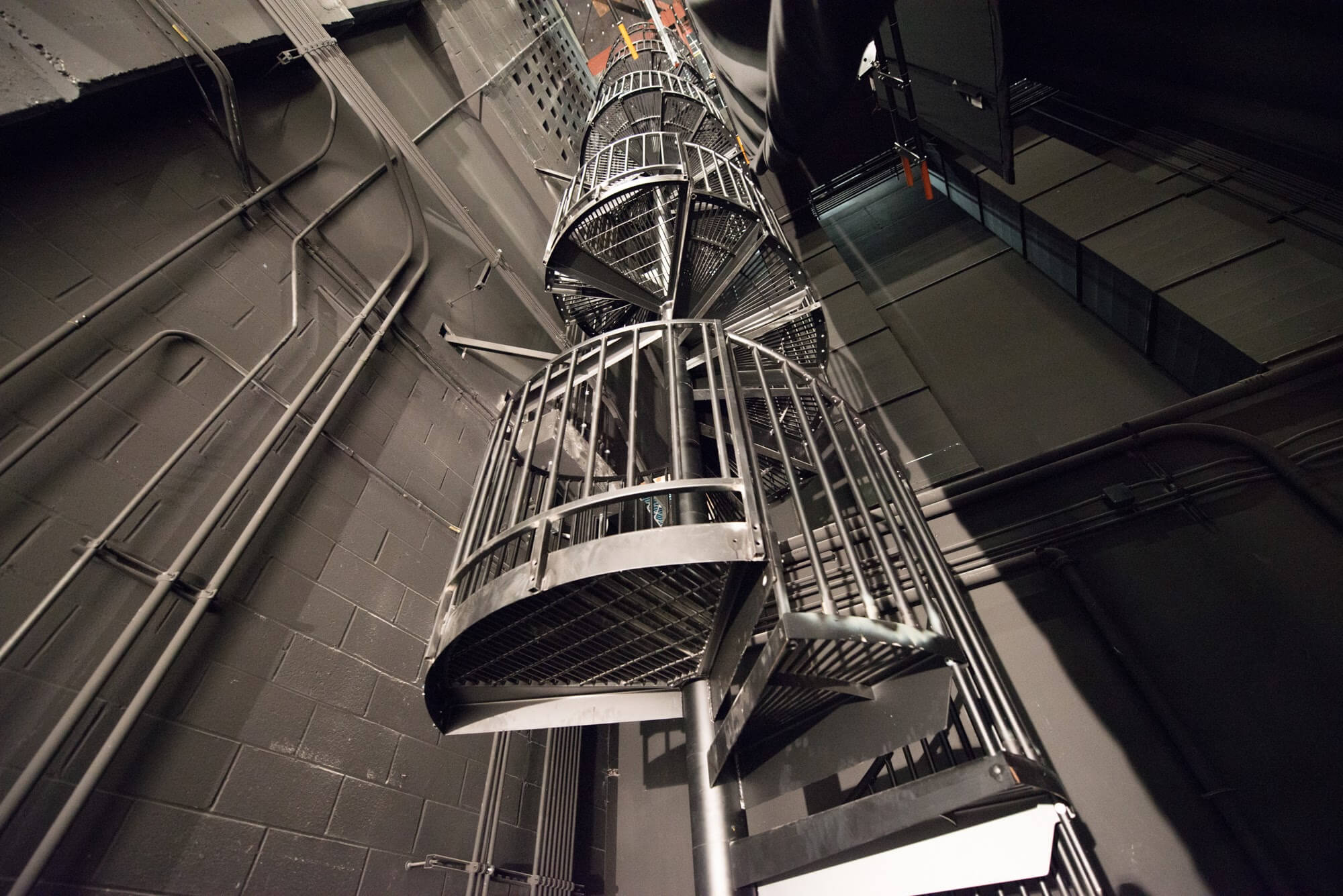 industrial spiral stairs