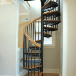 prefab spiral stair steel