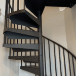 prefab steel spiral stair