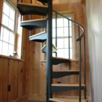 tiny house spiral stair