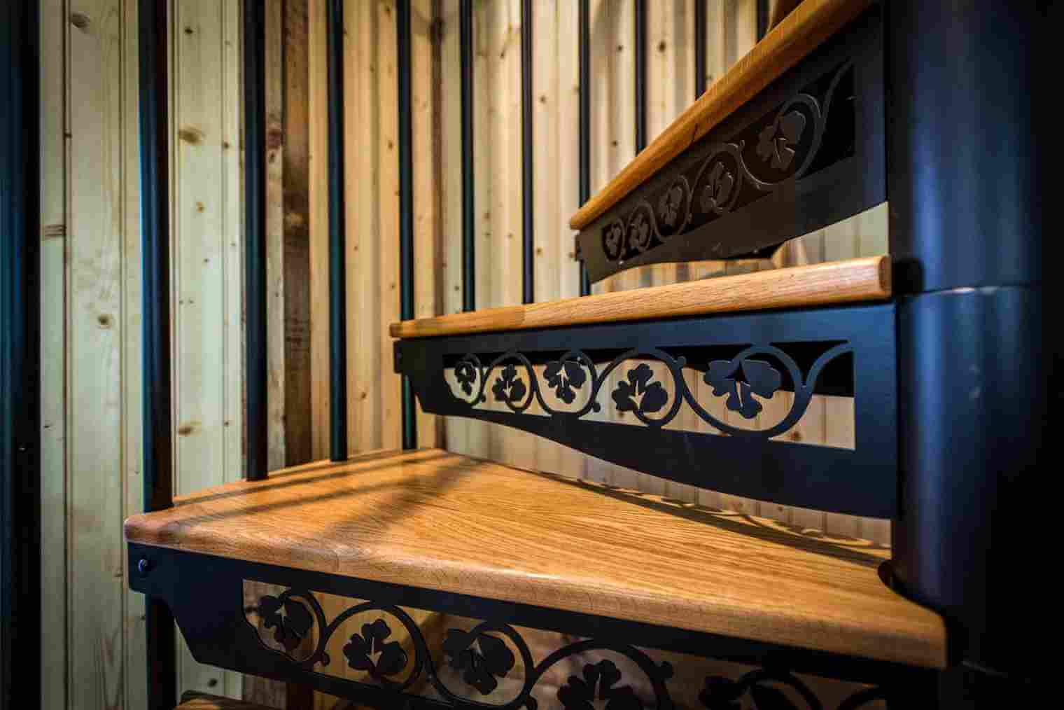 vintage details spiral staircase